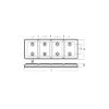 USA plate 190X70X13