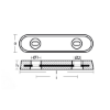Bolt-on Bar Anodes Vetus Type 35 350x72x35 H.C. 200