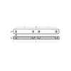 Anode strip for fast boats 395x40x25
