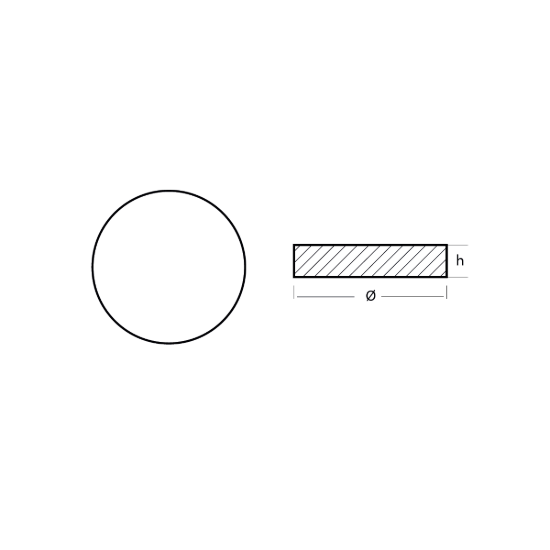 Disc anode Ø 110mm