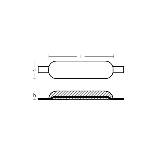 Magnesium weld on anode 0,7 kg