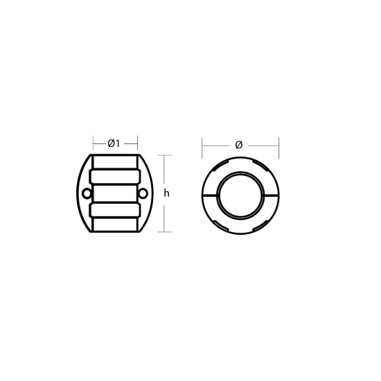 Standard Shaft anode Ø 40mm