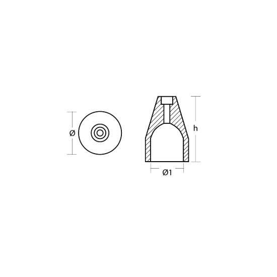 Orvea prop anode Ø65