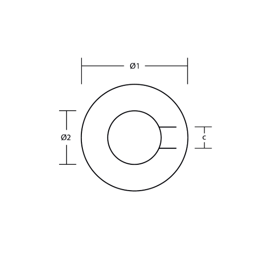 Stainless Steel washer for Radice type prop anode 50