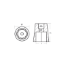 Radice propeller anode hexagonal type