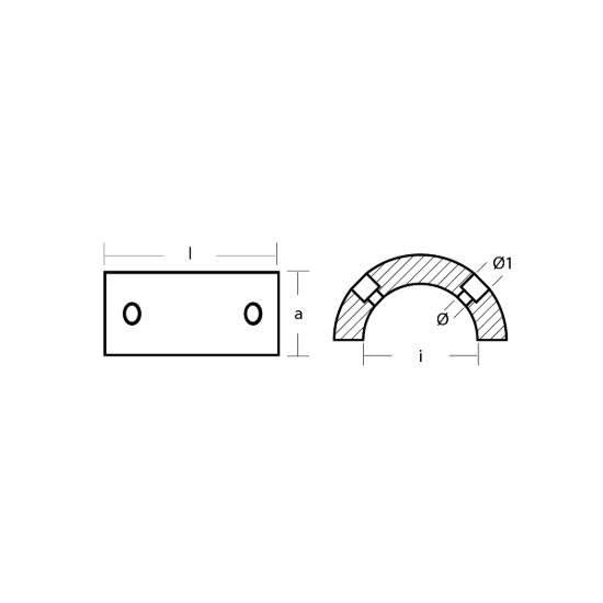 Gori collar for 3-blade shaft Ø18''-20''
