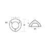 Compatible Max Prop - 3 holes propeller anode Ø72