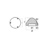 Compatible Max Prop anode for propeller with variable pitch Ø67,7