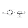 Variprop propeller nut DF-128/140