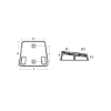 OMC Gimbal plate anode - Anodo per supporto motore OMC