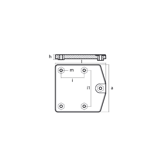 Mercury Zeus POD Trim Tab Anode