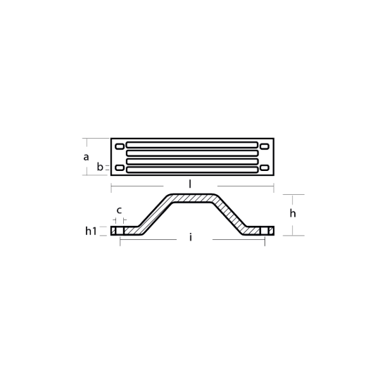 OXE - DIESEL Transom bracket anode