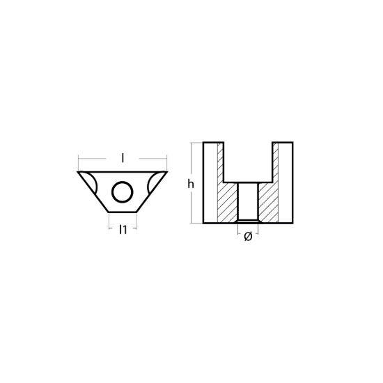 Parsun engine anode