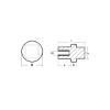 Yamaha Small anode for crankcase cylinde