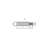 Onan pencil anode zinc only Ø 12 L.40