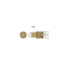 Scania  brass plug th.1/2''GAS  for pencil anode