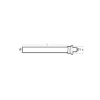 Zinc rod for heat exchangers