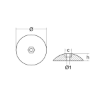 R3 Mag Rudder Anode 3 3/4"